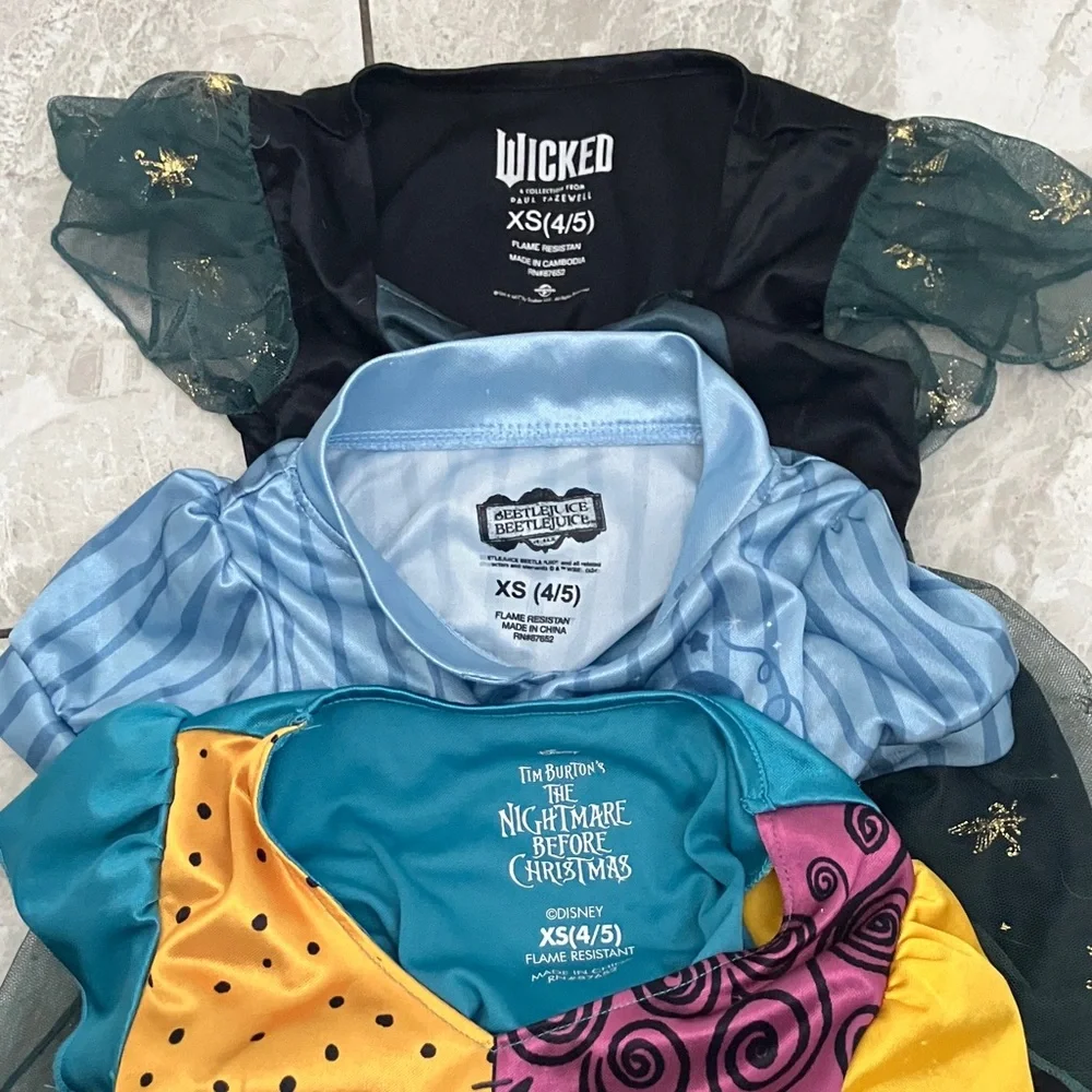 GIRLS - Nightgown Variety Pack | Bundle of Three Pieces | XS 4-5